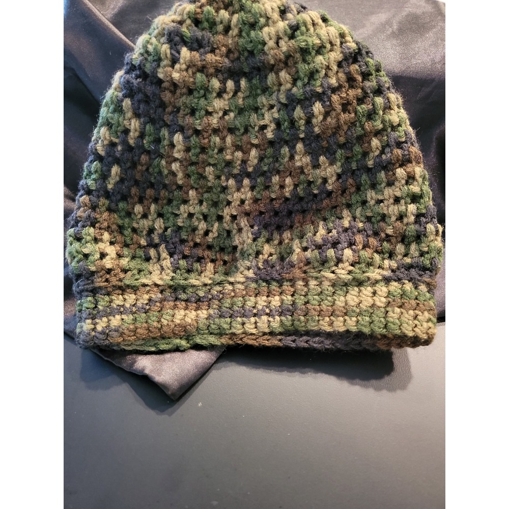 KIds Camo Knitted Beanie